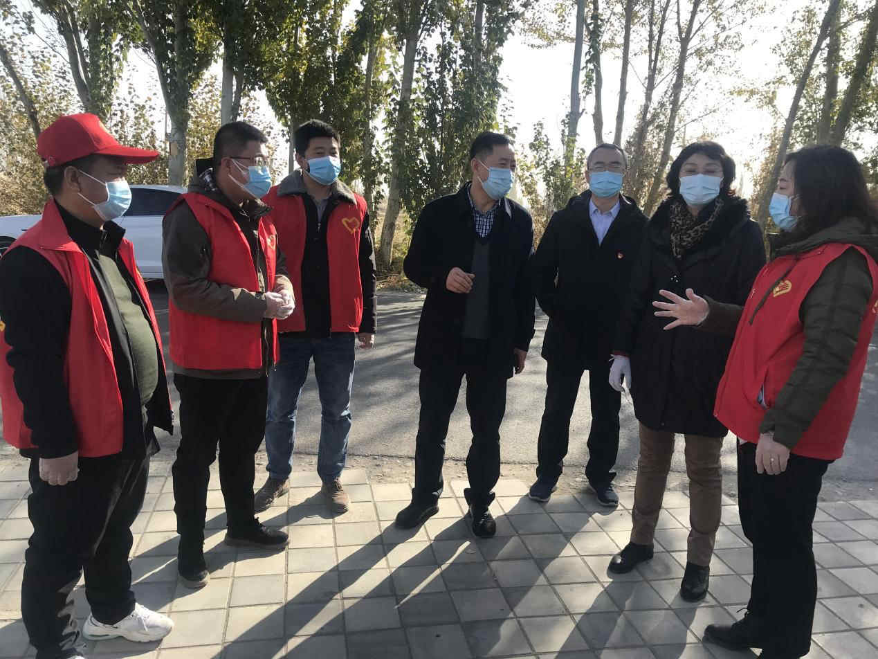 馬宗?？赐繂?wèn)疫情防控一線黨員職工
